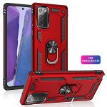 Wholesale Samsung Galaxy Note 20 Tech Armor Ring Grip Case with Metal Plate (Red)